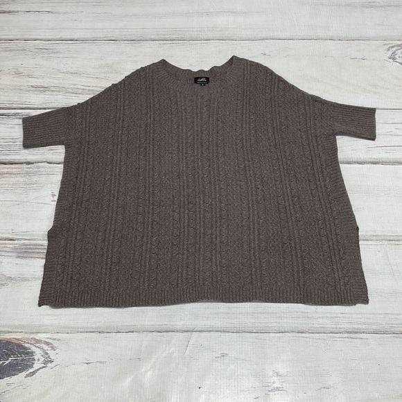 Lochleven Sweater Pullover Brown Wool Cashmere Cable Knit Size Small - Picture 8 of 13